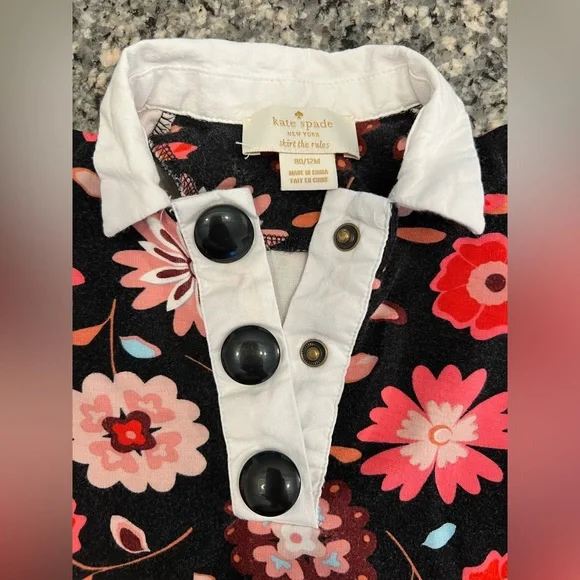 Kate Spade New York Girls Floral Mod Dress with Bottoms - Picture 3 of 9